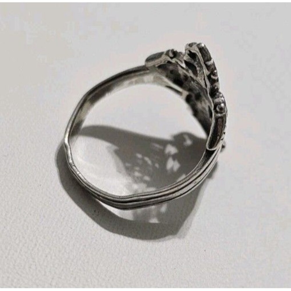 Sterling Silver 925 Cross Ring Size 7 - Picture 7 of 10